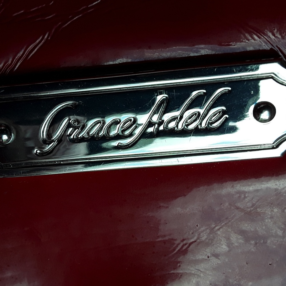 Grace Adele Red Handbag - image 3